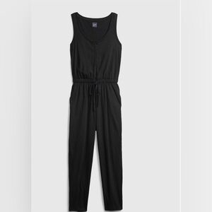 Gap Black Sleeveless Jumpsuit